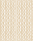 Amber Wave neutral abstract peel and stick wallpaper creating ambiance in a serene bathroom