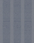 Anchor Chain navy geometric peel and stick wallpaper