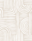 Bantu Lines tribal geometric wallpaper