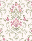 Blossom Reverie pink floral damask wallpaper