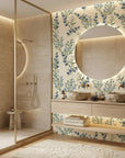Cerulean Blossom creating ambiance in a serene bathroom