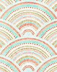Confetti Fan dotted art deco wallpaper