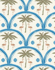 Coral Arc geometric arch wallpaper
