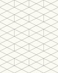 Smooth grey geometric trellis line peel and stick wallpaper - Crystal Lines
