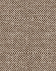 Textured neutral geometric weave peel and stick wallpaper - Dark Weave