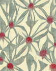 Distressed Daisy weathered floral wallpaper