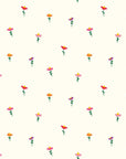 Ditsy Delight cream colorful tiny flower wallpaper