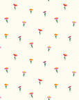 Ditsy Delight cream colorful tiny flower wallpaper