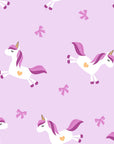 Dream Flight lilac flying unicorn wallpaper