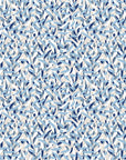 Drifting Petals blue abstract wallpaper