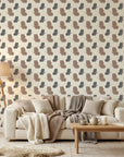 Dust & Wing dusty rose butterfly in a warm and inviting living room