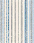 Ecliptic Flow blue grey distressed stripe wallpaper