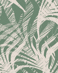 Emerald Whispers delicate leaf wallpaper