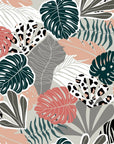 Exotic Whispers subtle tropical wallpaper