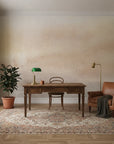 Faded Bloom soft blush watercolor creating ambiance in a serene bathroom