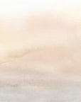 Matte peel and stick wallpaper with soft blush watercolor wash - Faded Bloom
