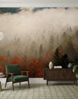 Textured Fog'S Embrace design removable wallpaper for any room