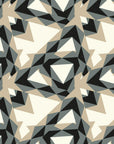 Fractured Light black and grey geometric shard wallpaper