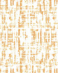 Contemporary Gilded Brushstroke wallpaper featuring abstract gold and white painted strokes in modern minimalist style