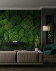 Breathing vegetation and green abundance in natural setting peel and stick wallpaper