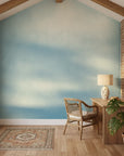 Hazy Plaster serene blue and white abstract creating ambiance in a serene bathroom