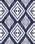 Indigo Shibori hand-dyed look wallpaper