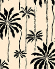 Ink Haven monochrome jungle wallpaper