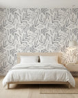 Line & Leaf minimal ink botanical adding character to a cozy bedroom