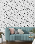 Modern cosmic stellar motif adhesive vinyl wall decor - Midnight Dust