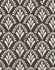 Midnight Frond neutral botanical peel and stick wallpaper