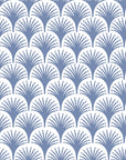 Midnight Garden blue art deco wallpaper