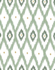 Ogee Loom blue ikat wallpaper