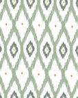 Ogee Loom blue ikat wallpaper