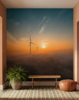 Soft painted landscape with dreamy atmosphere peel and stick wallpaper