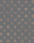 Pewter Medallion grey and gold celtic knot wallpaper