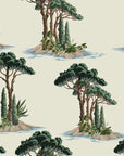 Pine Island coastal palm serenity wallpaper
