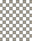 Quiet Game grey and white checkerboard wallpaper