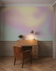 Quiet Gradient soft pastel serene creating ambiance in a serene bathroom