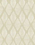 Matte sage green diamond linework peel and stick wallpaper - Reed & Smoke
