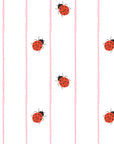 Ruby Streams ladybug stripe wallpaper