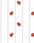 Ruby Streams ladybug stripe wallpaper