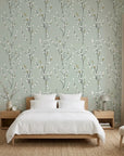 Sage & Bud serene green willow adding character to a cozy bedroom
