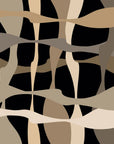 Sandy Strands fluid ribbon wallpaper