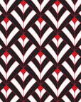 Scarlet Edge dramatic red and black geometric wallpaper