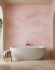 Soft Passage delicate pink textured adding character to a cozy bedroom