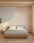 Subtle Texture soft multicolor abstract in a warm and inviting living room