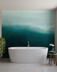 Peaceful removable wallpaper in calming pastel color transitions