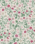Smooth peel and stick wallpaper with vintage wildflowers - Thistle & Clover