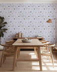Neutral Whispering Meadow wallpaper wallpaper pattern detail with intricate design