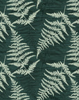 Pewter Fern Pine fern wallpaper in pine and sage